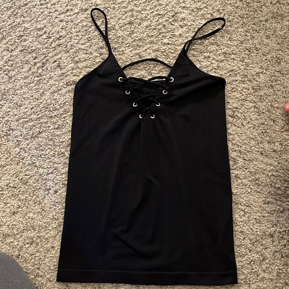 Cross cross small tank top